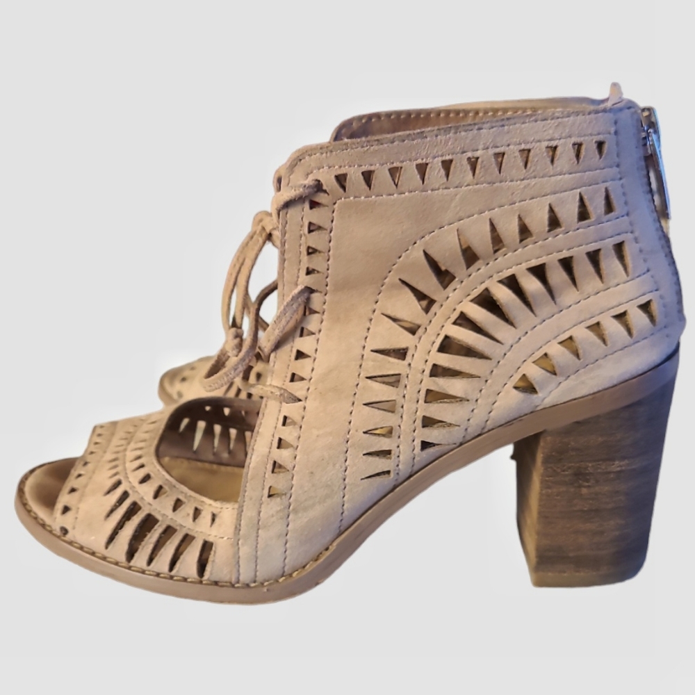 Vince Camuto Tarita Lace -Up Suede Sandals